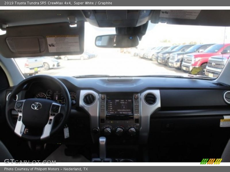 Super White / Graphite 2019 Toyota Tundra SR5 CrewMax 4x4