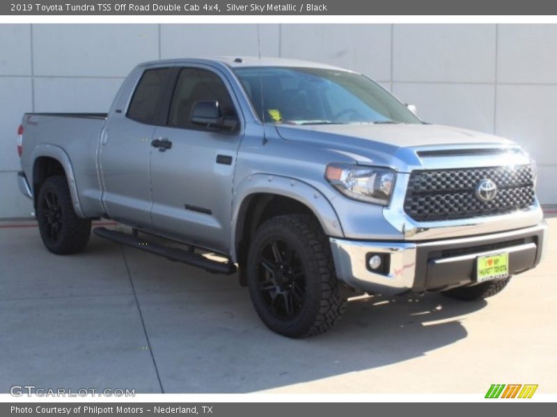 Silver Sky Metallic / Black 2019 Toyota Tundra TSS Off Road Double Cab 4x4