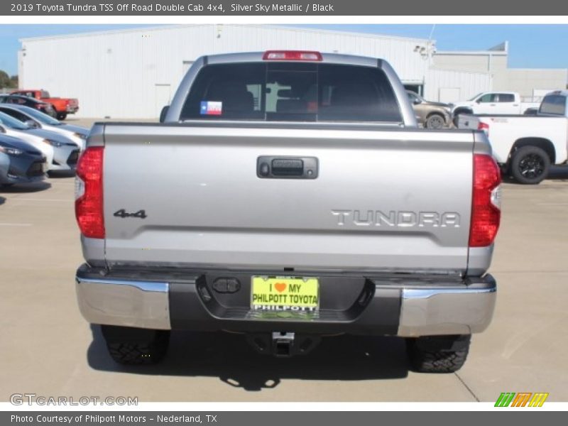 Silver Sky Metallic / Black 2019 Toyota Tundra TSS Off Road Double Cab 4x4