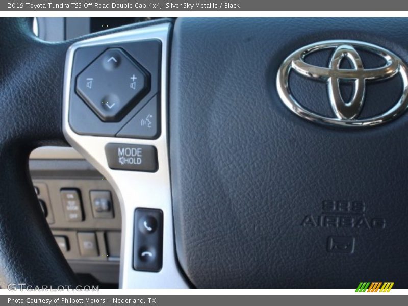 Silver Sky Metallic / Black 2019 Toyota Tundra TSS Off Road Double Cab 4x4