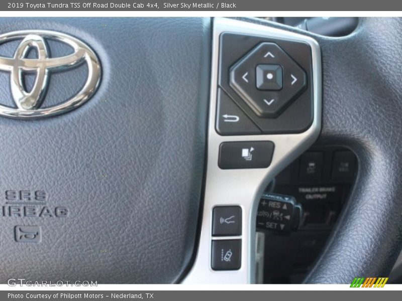 Silver Sky Metallic / Black 2019 Toyota Tundra TSS Off Road Double Cab 4x4