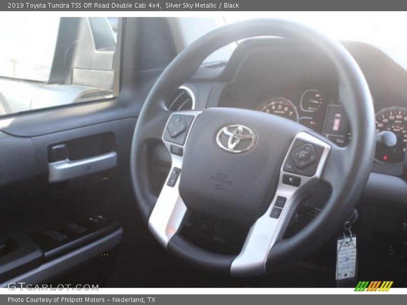 Silver Sky Metallic / Black 2019 Toyota Tundra TSS Off Road Double Cab 4x4