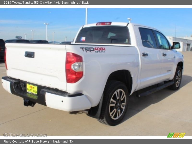 Super White / Black 2019 Toyota Tundra SR5 CrewMax 4x4