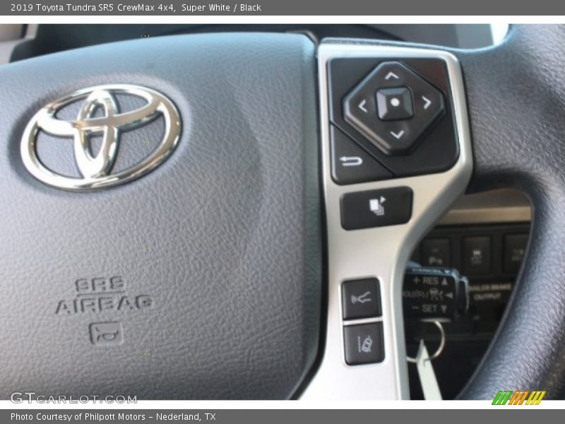 Super White / Black 2019 Toyota Tundra SR5 CrewMax 4x4