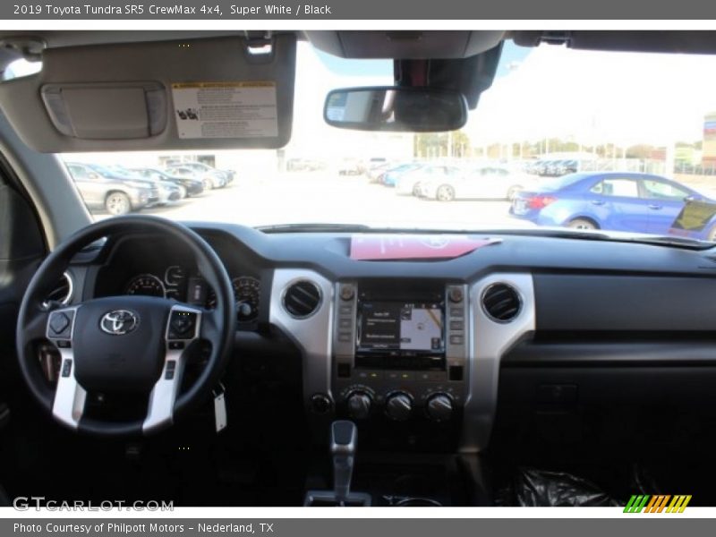 Super White / Black 2019 Toyota Tundra SR5 CrewMax 4x4