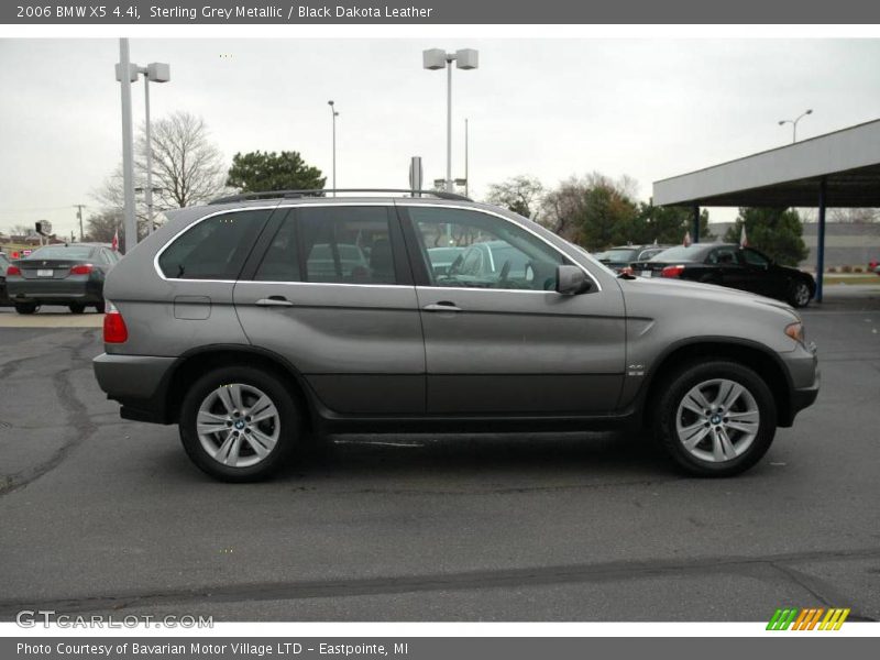 Sterling Grey Metallic / Black Dakota Leather 2006 BMW X5 4.4i