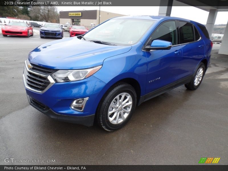 Kinetic Blue Metallic / Jet Black 2019 Chevrolet Equinox LT AWD