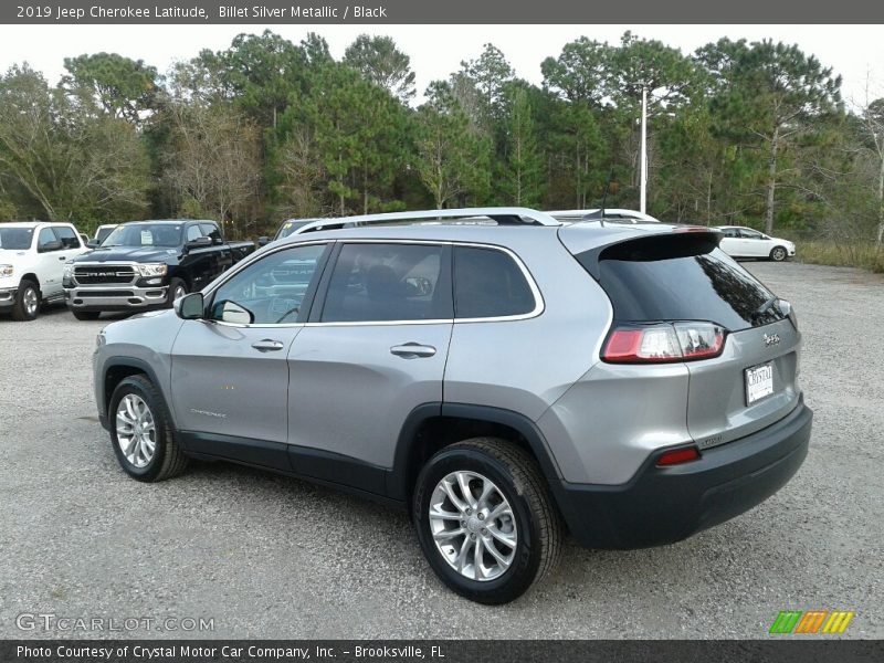 Billet Silver Metallic / Black 2019 Jeep Cherokee Latitude