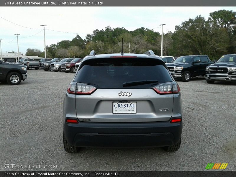 Billet Silver Metallic / Black 2019 Jeep Cherokee Latitude