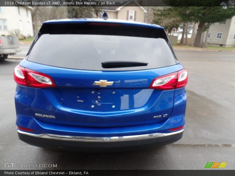 Kinetic Blue Metallic / Jet Black 2019 Chevrolet Equinox LT AWD