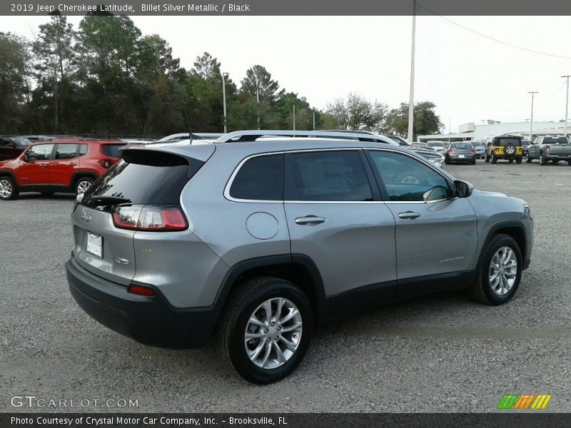 Billet Silver Metallic / Black 2019 Jeep Cherokee Latitude