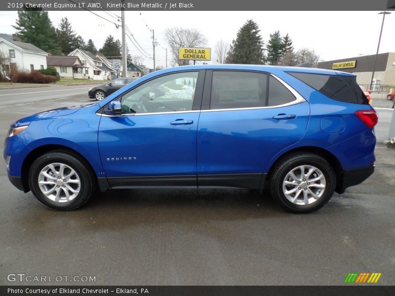 Kinetic Blue Metallic / Jet Black 2019 Chevrolet Equinox LT AWD