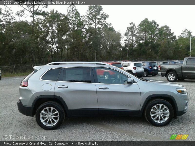 Billet Silver Metallic / Black 2019 Jeep Cherokee Latitude