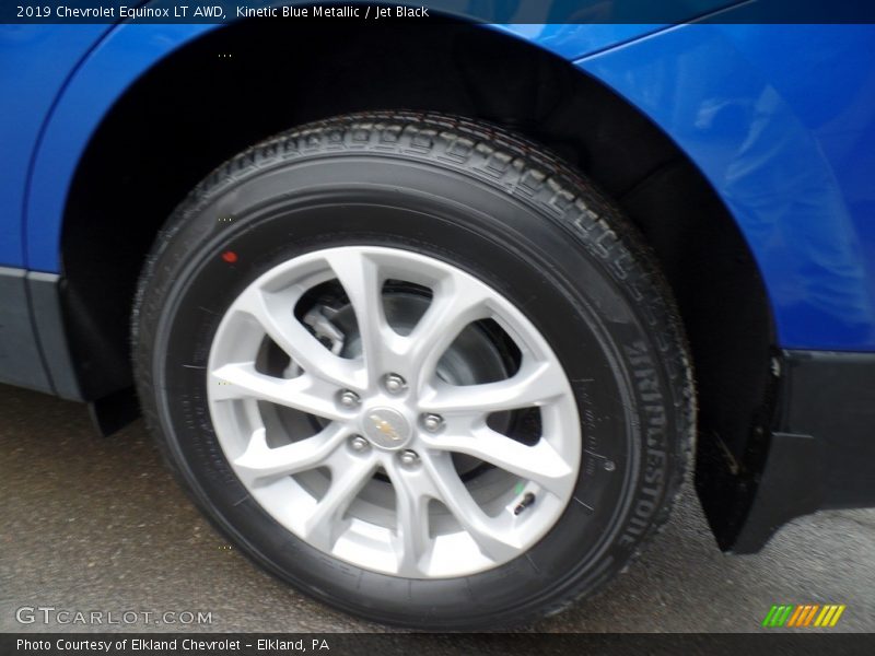 Kinetic Blue Metallic / Jet Black 2019 Chevrolet Equinox LT AWD