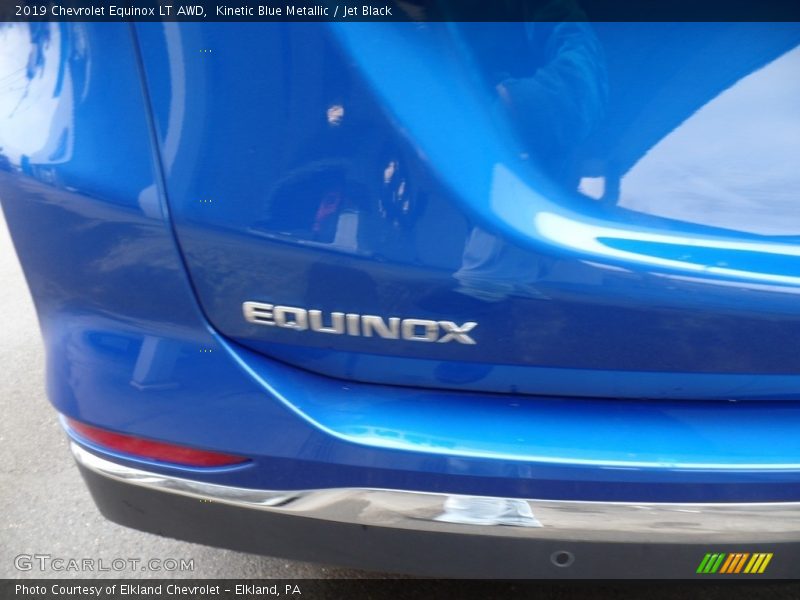 Kinetic Blue Metallic / Jet Black 2019 Chevrolet Equinox LT AWD