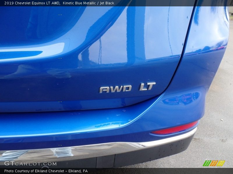 Kinetic Blue Metallic / Jet Black 2019 Chevrolet Equinox LT AWD