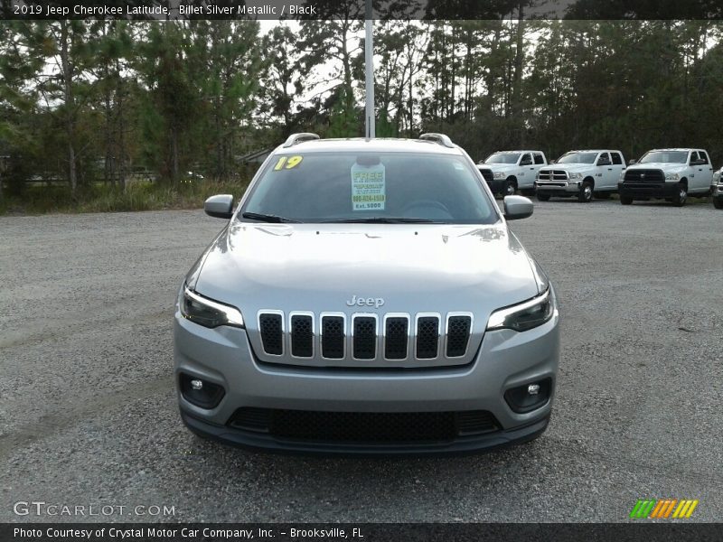 Billet Silver Metallic / Black 2019 Jeep Cherokee Latitude