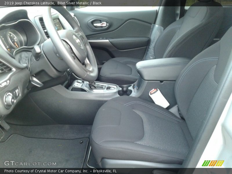 Billet Silver Metallic / Black 2019 Jeep Cherokee Latitude