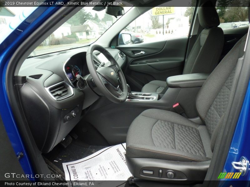Kinetic Blue Metallic / Jet Black 2019 Chevrolet Equinox LT AWD
