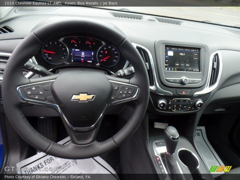 Kinetic Blue Metallic / Jet Black 2019 Chevrolet Equinox LT AWD