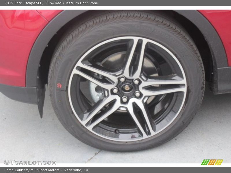 Ruby Red / Medium Light Stone 2019 Ford Escape SEL
