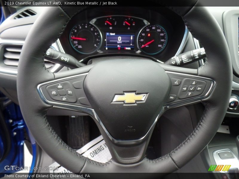 Kinetic Blue Metallic / Jet Black 2019 Chevrolet Equinox LT AWD