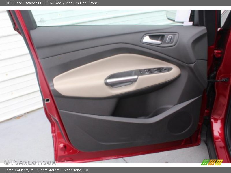 Ruby Red / Medium Light Stone 2019 Ford Escape SEL