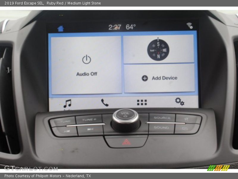 Ruby Red / Medium Light Stone 2019 Ford Escape SEL