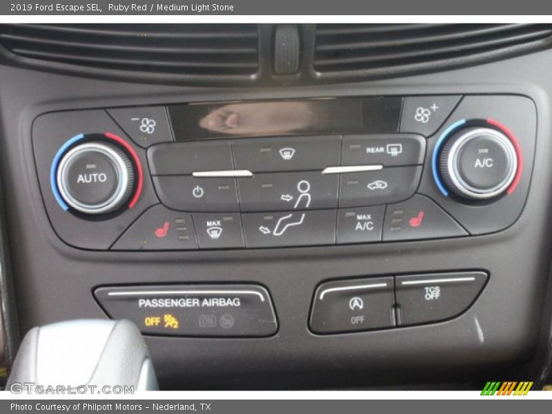 Ruby Red / Medium Light Stone 2019 Ford Escape SEL