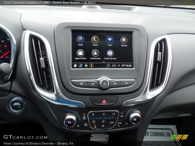 Kinetic Blue Metallic / Jet Black 2019 Chevrolet Equinox LT AWD