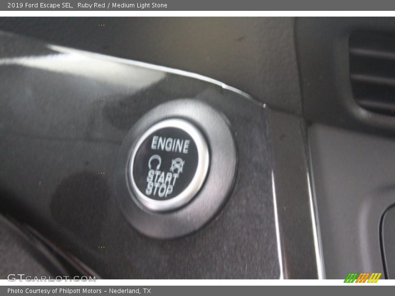 Ruby Red / Medium Light Stone 2019 Ford Escape SEL