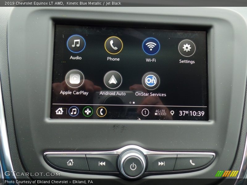 Kinetic Blue Metallic / Jet Black 2019 Chevrolet Equinox LT AWD