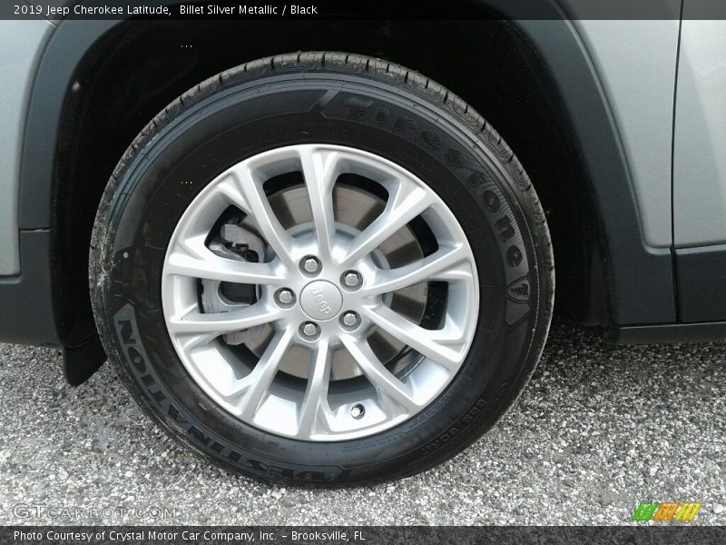 Billet Silver Metallic / Black 2019 Jeep Cherokee Latitude