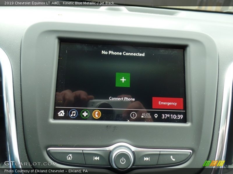 Kinetic Blue Metallic / Jet Black 2019 Chevrolet Equinox LT AWD