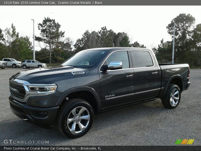 Granite Crystal Metallic / Black 2019 Ram 1500 Limited Crew Cab