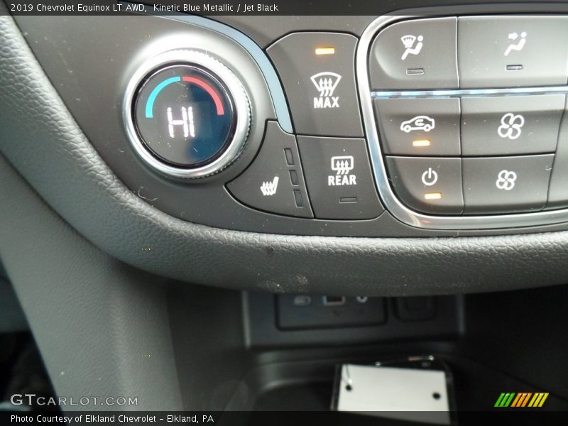 Kinetic Blue Metallic / Jet Black 2019 Chevrolet Equinox LT AWD