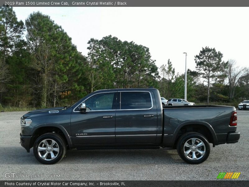 Granite Crystal Metallic / Black 2019 Ram 1500 Limited Crew Cab