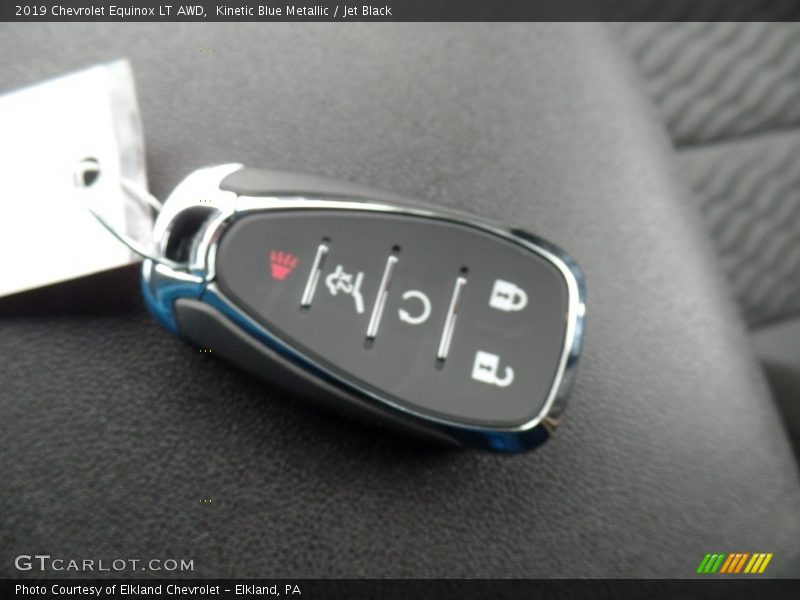 Kinetic Blue Metallic / Jet Black 2019 Chevrolet Equinox LT AWD