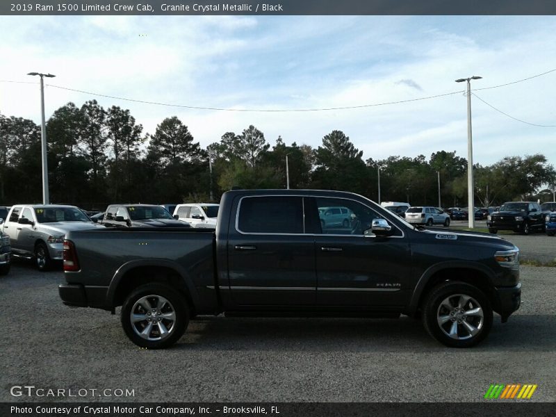 Granite Crystal Metallic / Black 2019 Ram 1500 Limited Crew Cab