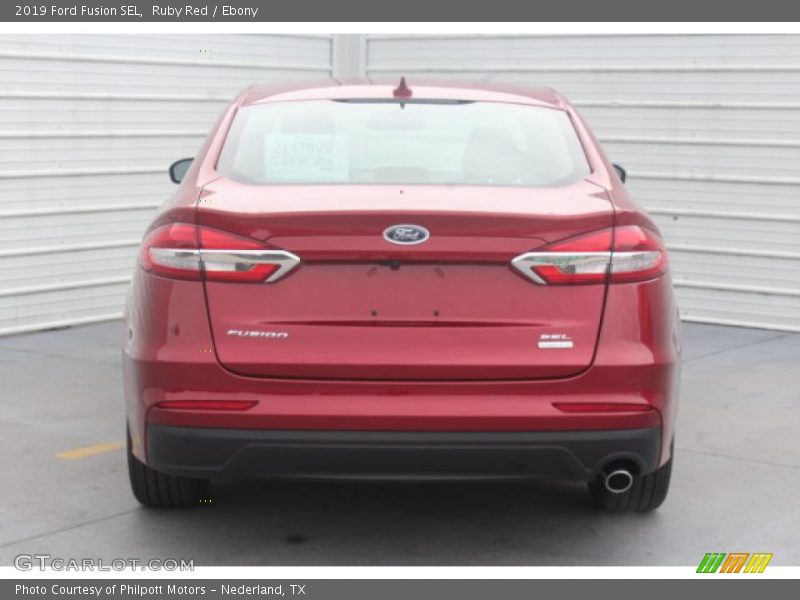 Ruby Red / Ebony 2019 Ford Fusion SEL