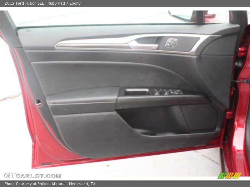 Ruby Red / Ebony 2019 Ford Fusion SEL