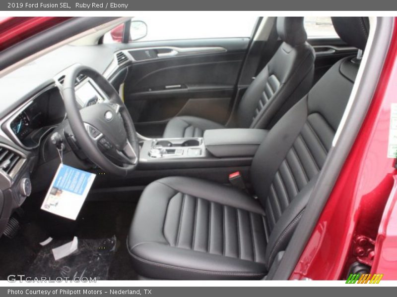 Ruby Red / Ebony 2019 Ford Fusion SEL