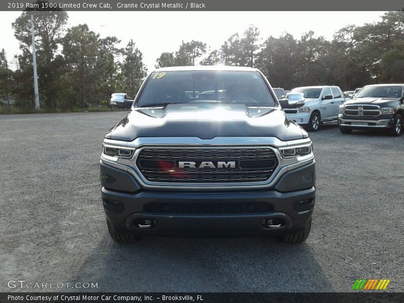 Granite Crystal Metallic / Black 2019 Ram 1500 Limited Crew Cab