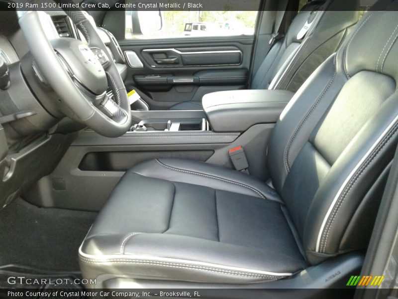 Front Seat of 2019 1500 Limited Crew Cab