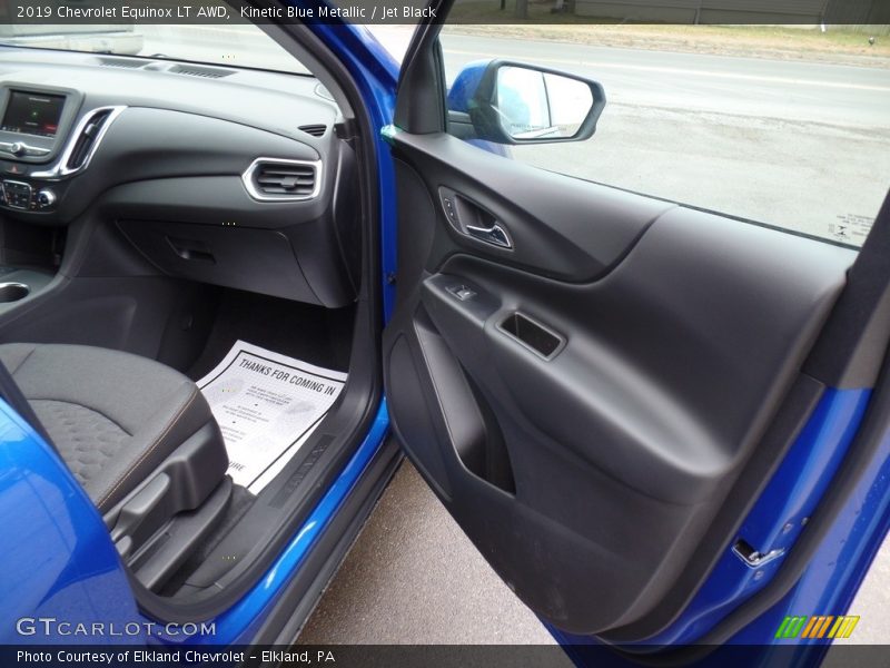 Kinetic Blue Metallic / Jet Black 2019 Chevrolet Equinox LT AWD
