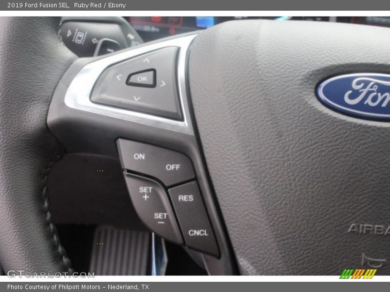 Ruby Red / Ebony 2019 Ford Fusion SEL