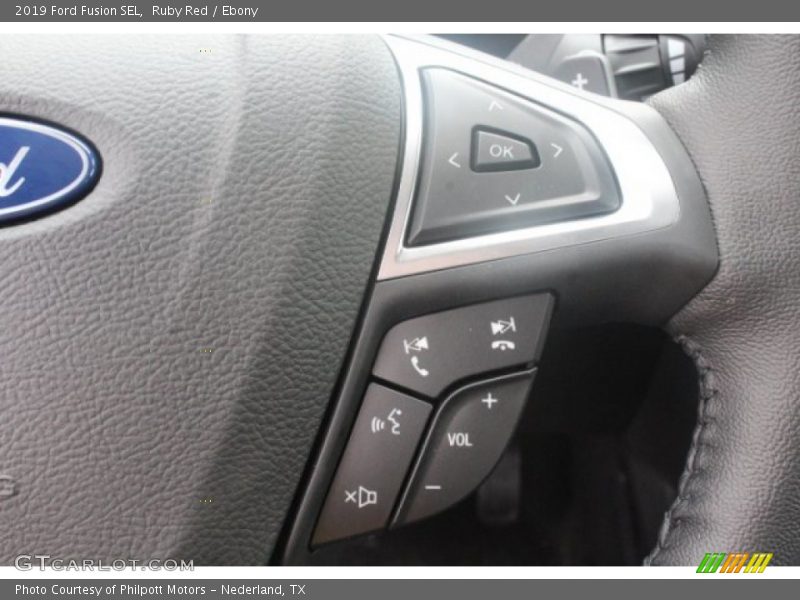 Ruby Red / Ebony 2019 Ford Fusion SEL
