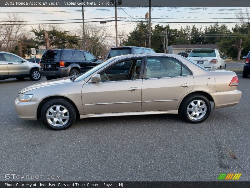 Naples Gold Metallic / Ivory 2002 Honda Accord EX Sedan