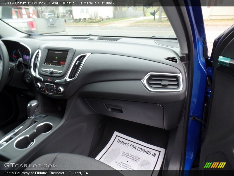 Kinetic Blue Metallic / Jet Black 2019 Chevrolet Equinox LT AWD