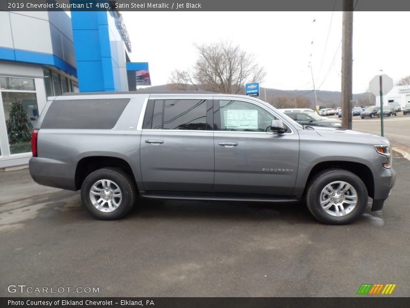 Satin Steel Metallic / Jet Black 2019 Chevrolet Suburban LT 4WD